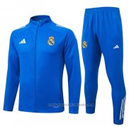 Chandal de Chaqueta del Real Madrid Nino 25/26 Azul Claro