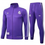 Chandal de Chaqueta del Real Madrid Nino 25/26 Purpura