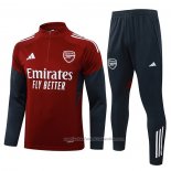 Chandal de Sudadera del Arsenal Nino 25/26 Rojo