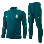 Chandal de Sudadera del Brasil 26/27 Verde