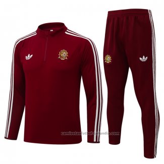 Chandal de Sudadera del Espana Nino 26/27 Rojo