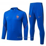 Chandal de Sudadera del Francia 26/27 Azul