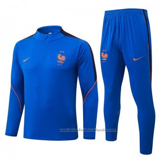 Chandal de Sudadera del Francia 26/27 Azul