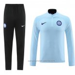 Chandal de Sudadera del Inter Milan 23/24 Azul Claro