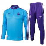 Chandal de Sudadera del Real Madrid Nino 25/26 Azul