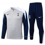 Chandal de Sudadera del Tottenham Hotspur 25/26 Gris Azul