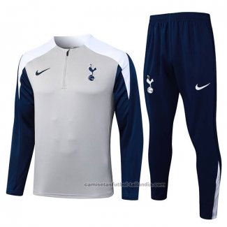 Chandal de Sudadera del Tottenham Hotspur 25/26 Gris Azul