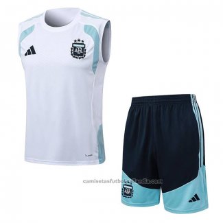 Chandal del Argentina Sin Mangas 25/26 Blanco