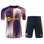 Chandal del Barcelona Manga Corta 2023 Azul y Rojo - Pantalon Corto