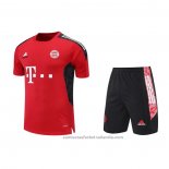 Chandal del Bayern Munich Manga Corta 2022/23 Rojo - Pantalon Corto