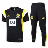 Chandal del Borussia Dortmund Manga Corta 23/24 Negro