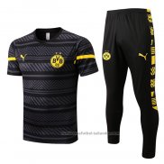 Chandal del Borussia Dortmund Manga Corta 22/23 Gris