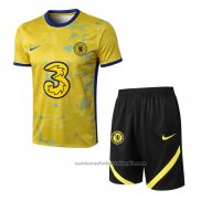 Chandal del Chelsea Manga Corta 22/23 Amarillo - Pantalon Corto