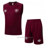 Chandal del Fluminense Sin Mangas 25/26 Rojo
