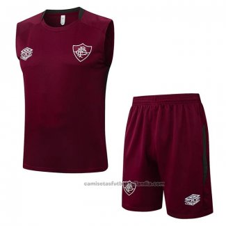 Chandal del Fluminense Sin Mangas 25/26 Rojo