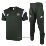 Chandal del Manchester City Manga Corta 23/24 Verde