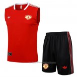 Chandal del Manchester United Sin Mangas 25/26 Rojo