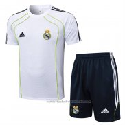 Chandal del Real Madrid Manga Corta 25/26 Blanco - Pantalon Corto