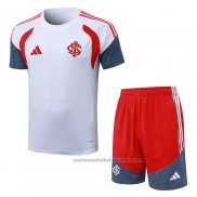 Chandal del SC Internacional Manga Corta 26/27 Blanco - Pantalon Corto
