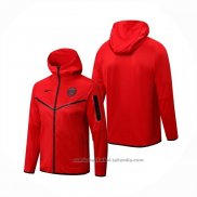 Chaqueta con Capucha del Paris Saint-Germain 22/23 Rojo