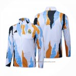 Chaqueta del Real Madrid 24/25 Blanco y Amarillo