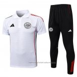 Conjunto Polo del Ajax 25/26 Blanco