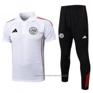 Conjunto Polo del Ajax 25/26 Blanco