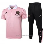 Conjunto Polo del Paris Saint-Germain Jordan 24/25 Rosa