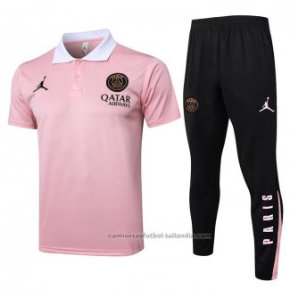 Conjunto Polo del Paris Saint-Germain Jordan 24/25 Rosa