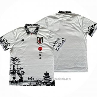Tailandia Camiseta Japon Anime 24/25 Negro y Blanco
