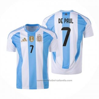 Camiseta Argentina Jugador De Paul 1ª 2024
