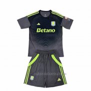 Camiseta Aston Villa Portero Nino 25/26 Negro