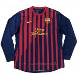 Camiseta Barcelona 1ª Manga Larga Retro 2011-2012