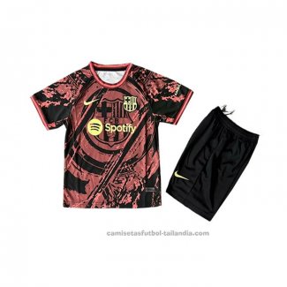 Camiseta Barcelona Special Nino 25/26 Rojo Negro