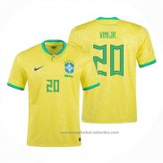 Camiseta Brasil Jugador Vini Jr. 1ª 2022