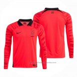 Camiseta Corea del Sur 1ª Manga Larga 2022