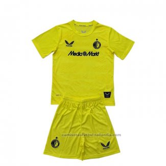 Camiseta Feyenoord Portero Nino 25/26 Amarillo