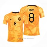 Camiseta Paises Bajos Jugador Gakpo 1ª 2022