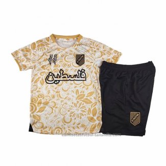 Camiseta Palestina Special Nino 25/26 Amarillo
