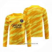 Camiseta Paris Saint-Germain Portero Manga Larga 23/24 Amarillo