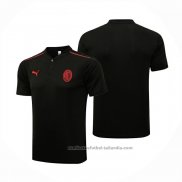 Camiseta Polo del AC Milan 21/22 Negro