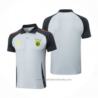 Camiseta Polo del Benfica 24/25 Gris