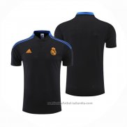 Camiseta Polo del Real Madrid 22/23 Negro y Azul