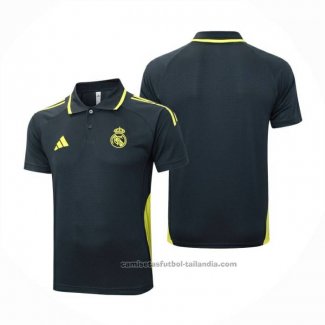 Camiseta Polo del Real Madrid 25/26 Gris Oscuro