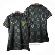 Camiseta Portugal Special Mujer 2025 Negro