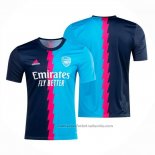 Camiseta Pre Partido del Arsenal 2023 Azul