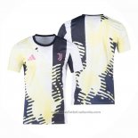 Camiseta Pre Partido del Juventus 2024 Blanco Negro