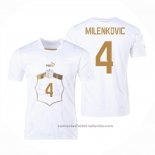 Camiseta Serbia Jugador Milenkovic 2ª 2022
