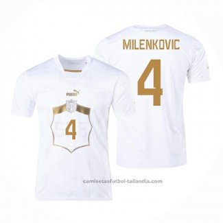 Camiseta Serbia Jugador Milenkovic 2ª 2022