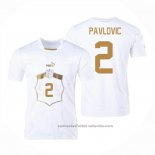 Camiseta Serbia Jugador Pavlovic 2ª 2022